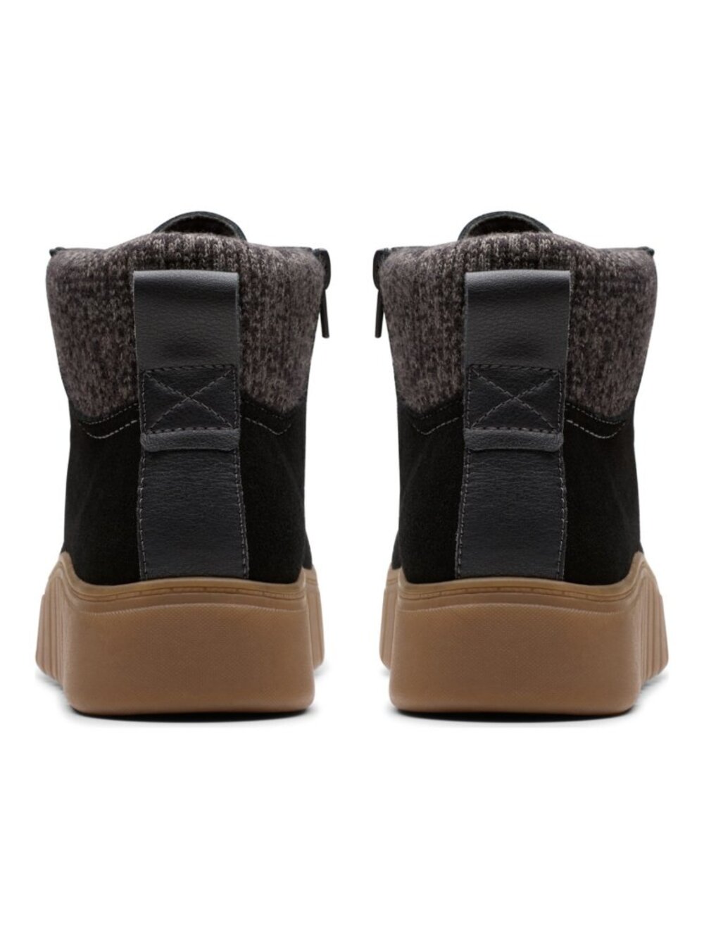 Clarks Mykah Izzy Black Suede Cozy Ankle Booties Size 7M NWT - Picture 3 of 4
